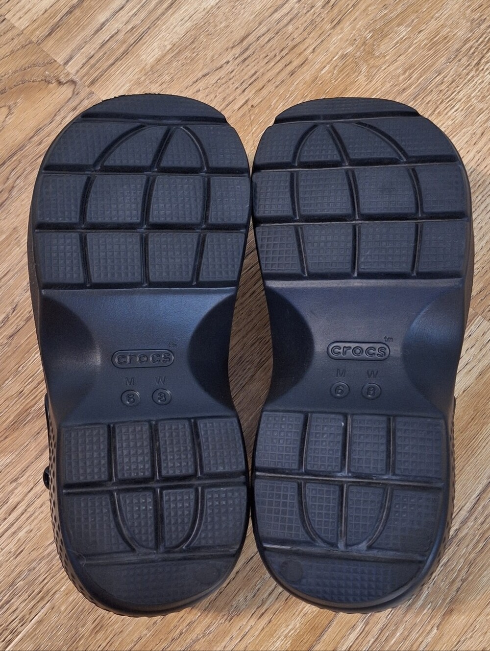 Wednesday Stomp Black & White Platform Crocs - 8 - Picture 10 of 11